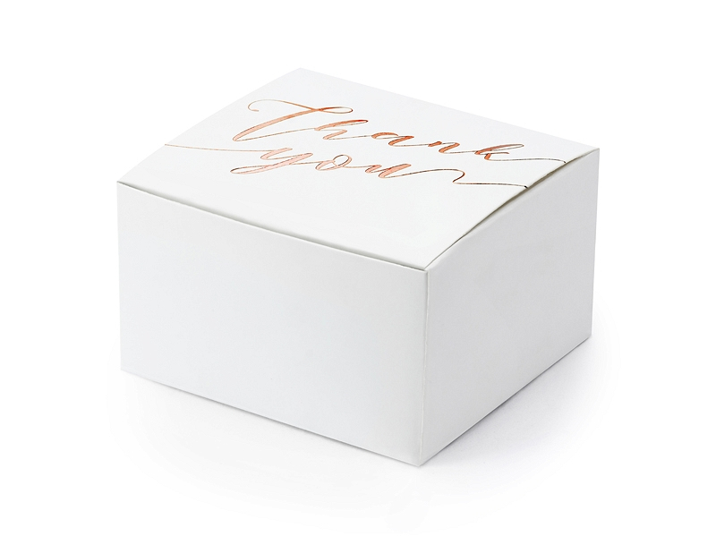 PD Mini krabička Thank you rose gold 10ks
