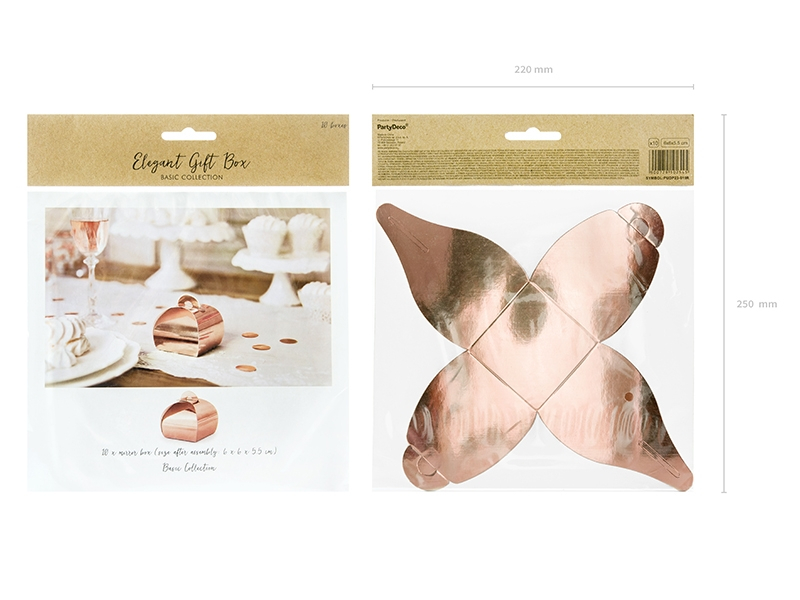 PD Mini krabička rose gold 10ks – Obrázok 3