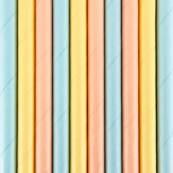 PD papierové slamky pastel