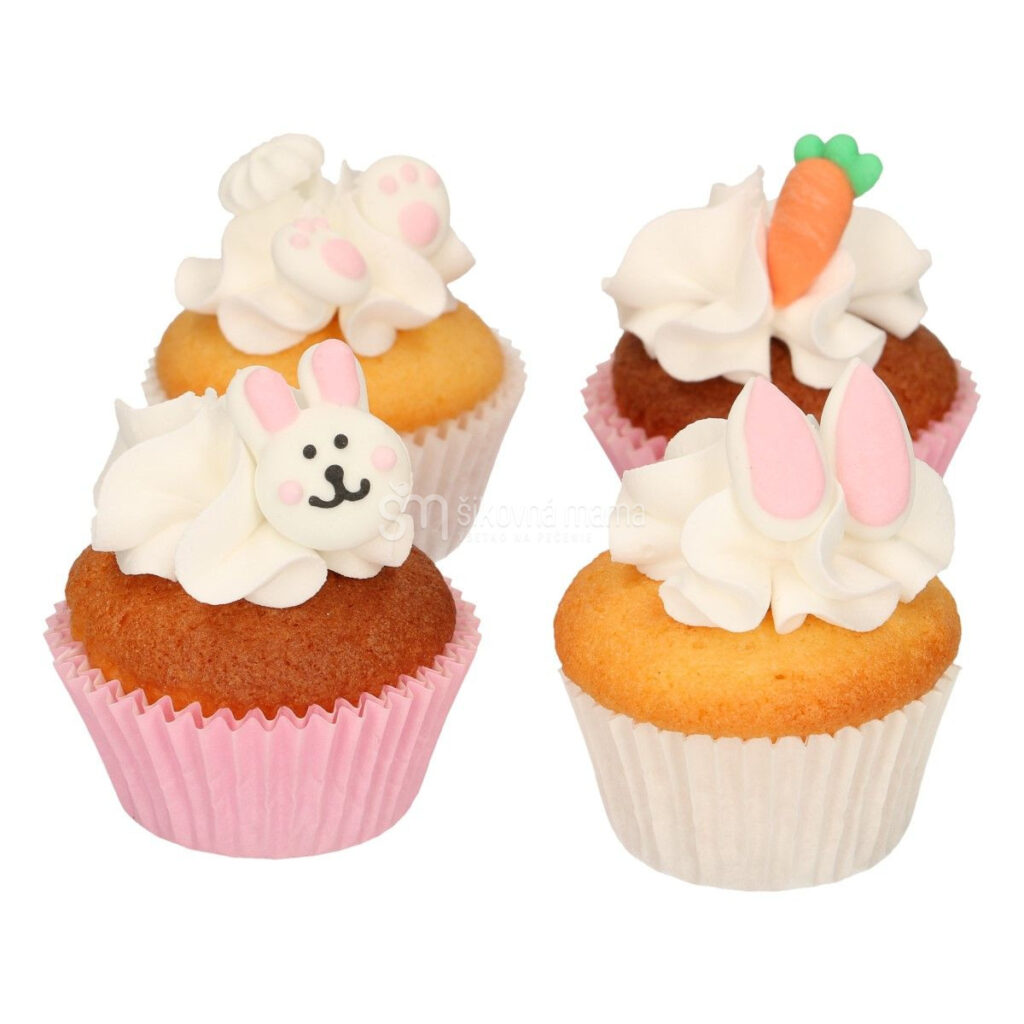 funcakes cukrové veľkonočné ozdoby zajačiky