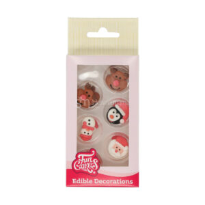 funcakes cukrové dekorácie na vianočné pečenie