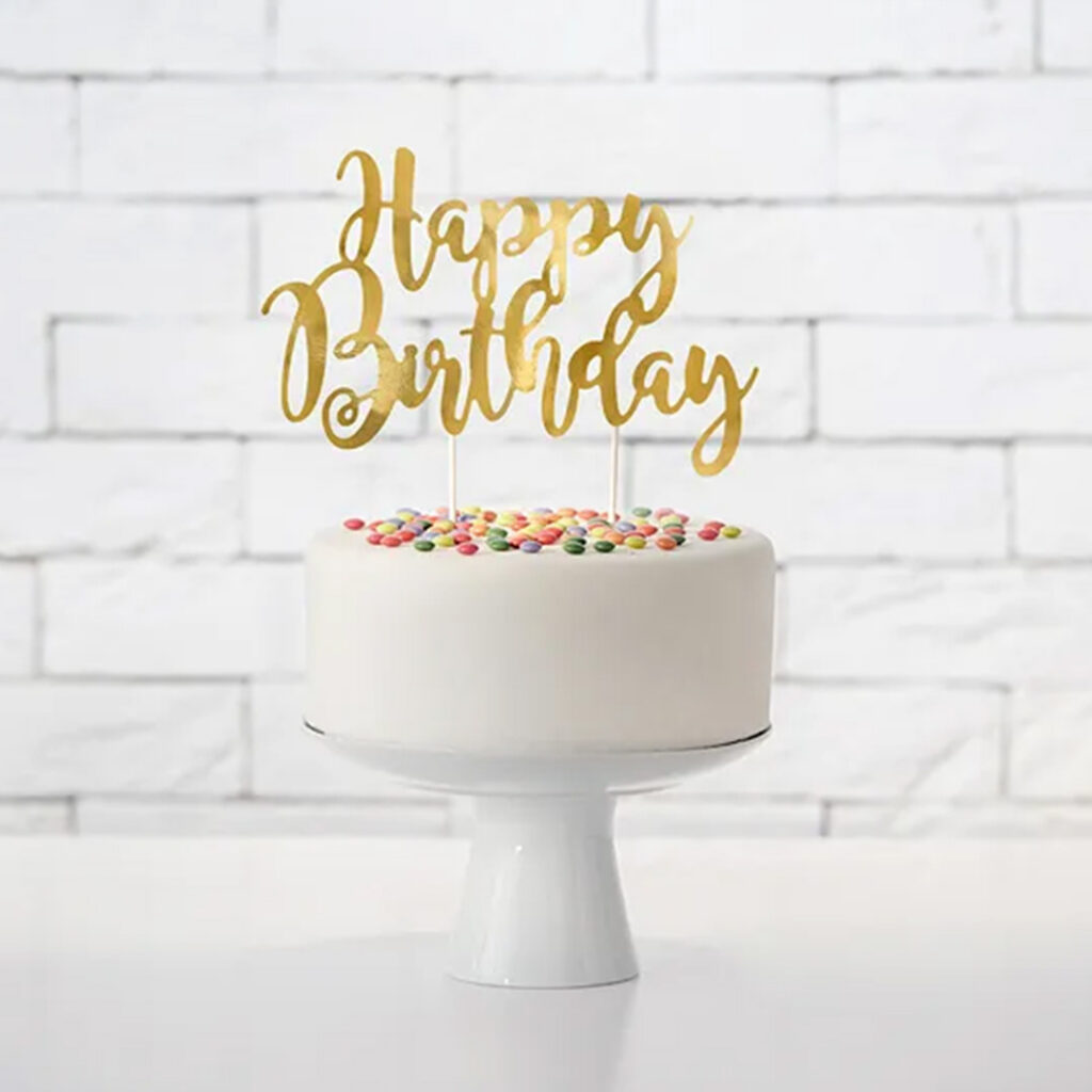 PD zápich Happy Birthday zl. – Obrázok 2