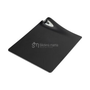 Elegantná čierna plastová podložka na sladké, ale aj slané dezerty