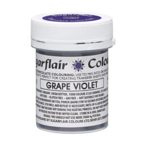 Sugarflair farba na čokoládu grape violet tmavo fialová