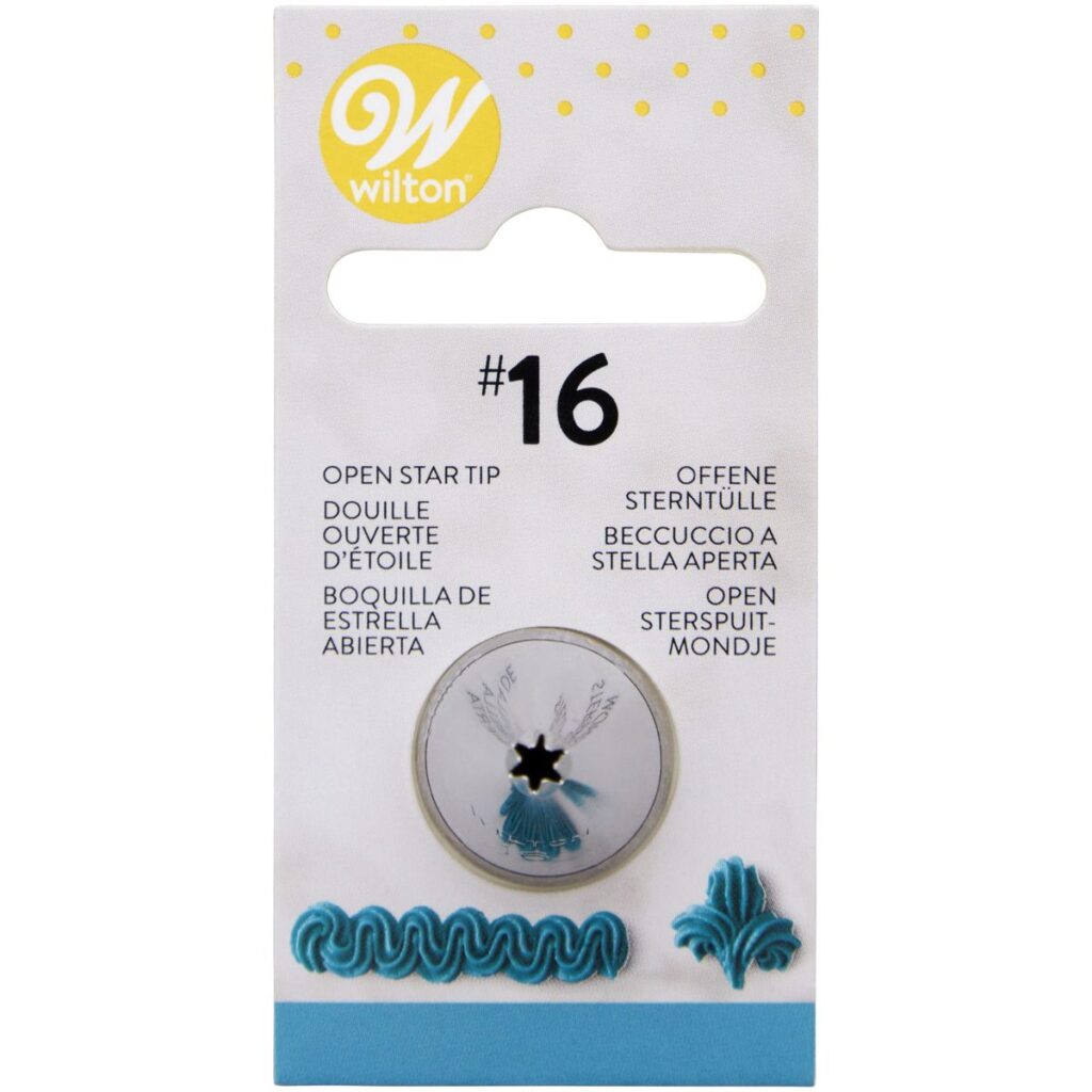 Wilton zdobiaca špička otvorená hviezda č.16