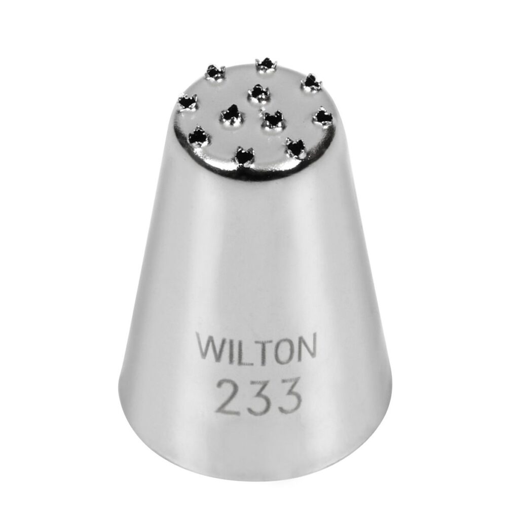 Wilton zdobiaca špička na trávu, vlasy, č. 233