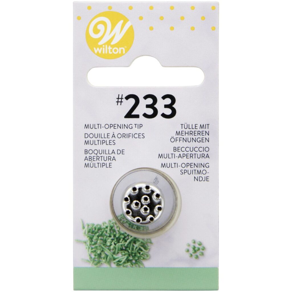 Wilton zdobiaca špička na trávu, vlasy, č. 234