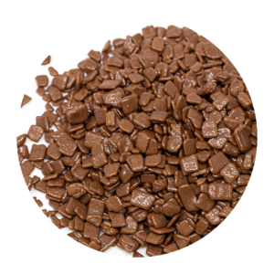 čokoládový posyp flakes šupiny na zákusky z mliečnej čokolády