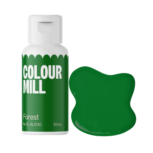 colour mill olejová farba do čokolády rozpustná v tukoch forest 20ml
