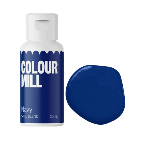 colour mill olejová farba do čokolády rozpustná v tukoch navy blue 20ml