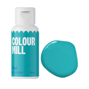 colour mill olejová farba do čokolády rozpustná v tukoch teal 20ml