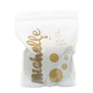 cukrové perly 4mm reálne krásna zlatá farba balenie 1kg na tortu na zákusku na ozdobu dezertov