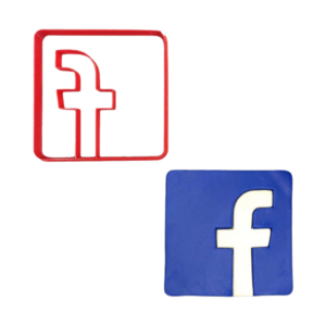 Plastová vykrajovačka znak facebook