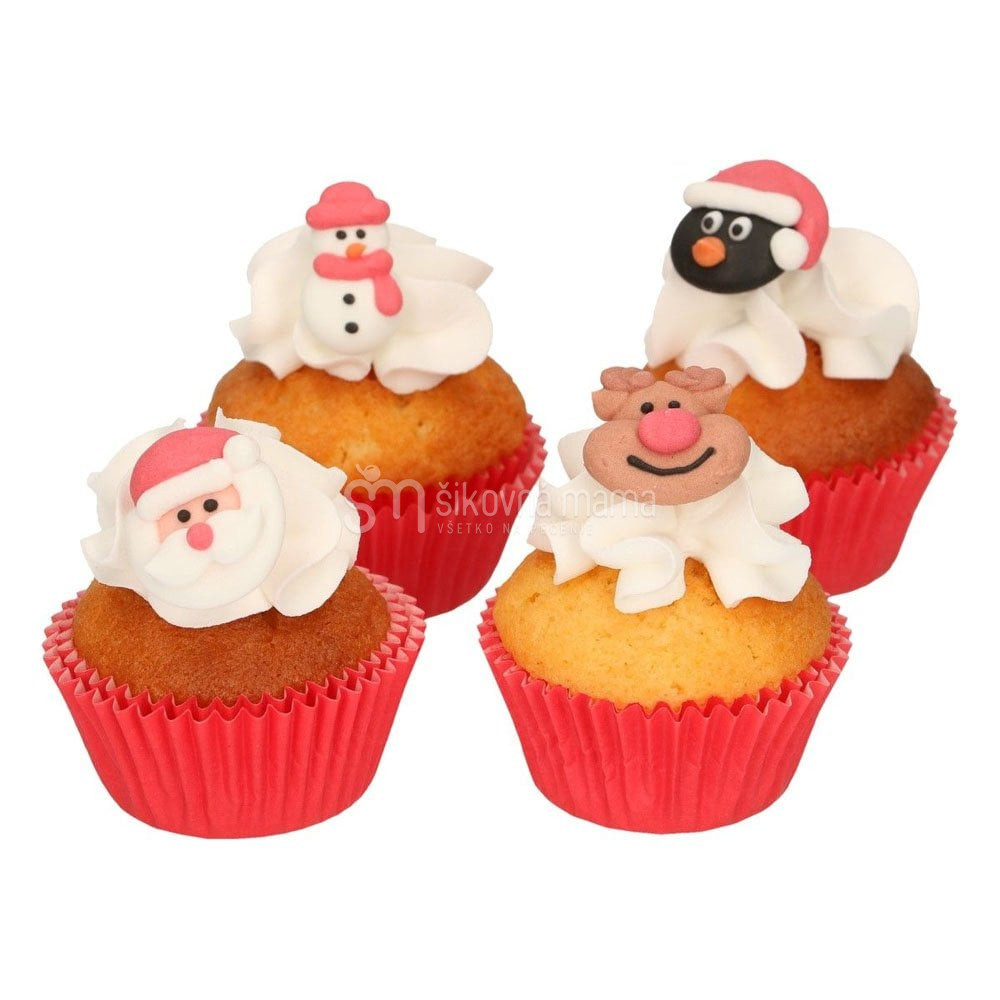 funcakes cukrové dekorácie na vianočné pečenie