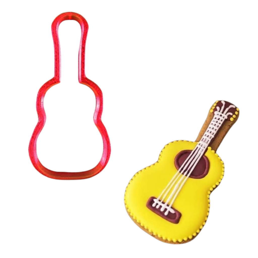 plastová vykrajovačka gitara