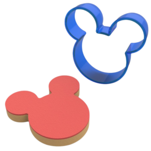 plastová vykrajovačka mickey