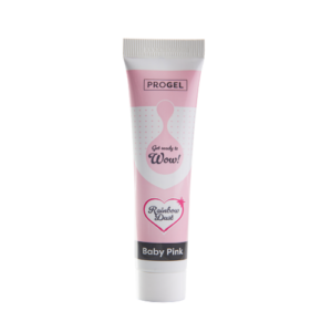 rainbow dust progel gélová farba baby pink svetlo ružová