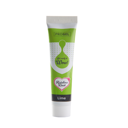 Rainbow dust progel gélová farba lime green limetková zelená