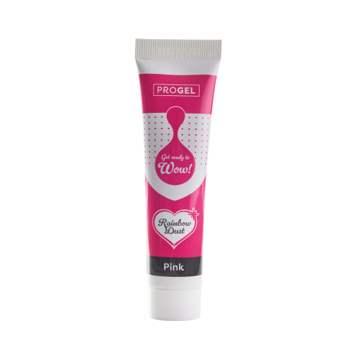 Rainbow dust progel pink gélová farba ružová