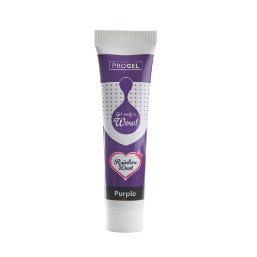 Rainbow dust progel purple gélová farba fialová