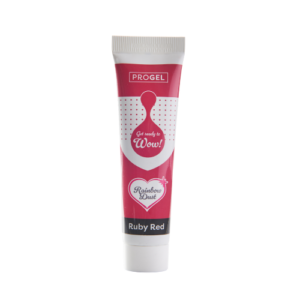 Rainbow dust progel gélová farba ruby bordová tmavo červená