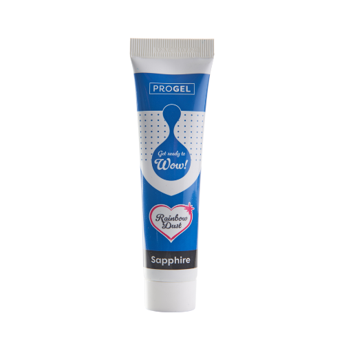 Rainbow dust progel sapphire gélová farba modrá zafírová