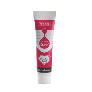 Rainbow dust progel strawberry gélová farba jahodová ružová