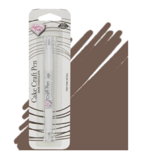 Rainbow dust jedlá fixka obojstranná dark chocolate tmavo hnedá čokoládová