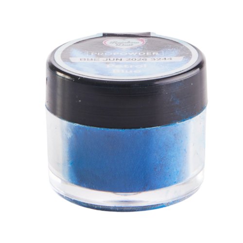 prachová farba rainbow petrol blue