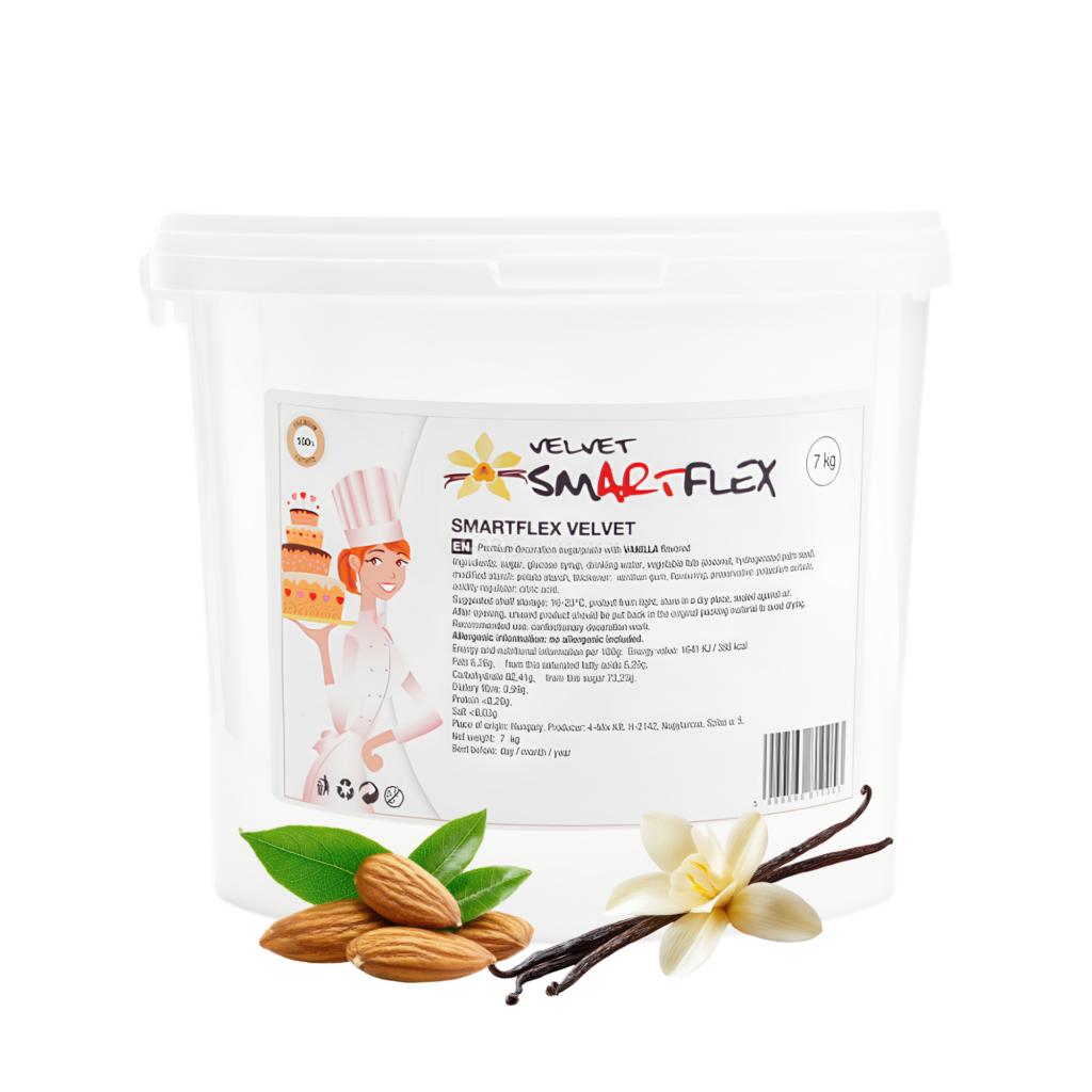 smartflex velvet 7kg poťahovacia hmota na tortu rôzne príchute