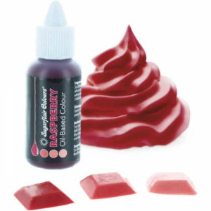 Sugarflair oil based farba na čokoládu v tuku rozpustná farba raspberry malinová