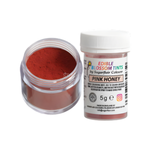 sugarflair jedlá prachová farba tehlovo červená pink honey