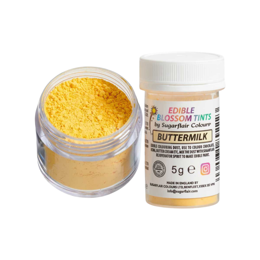 Sugarflair jedlá prášková farba na torty a dekorácie žltá buttermilk