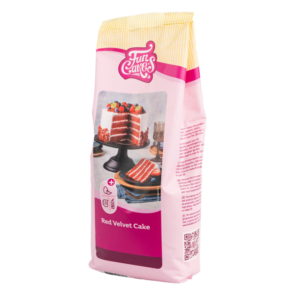 Funcakes zmes na red velvet, zmes na červený piškót