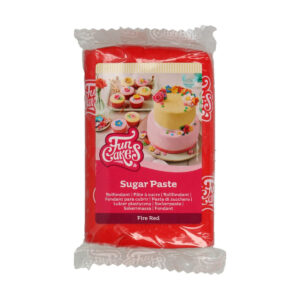Poťahová poťahovacia hmota na tortu a cukrové ozdoby yummy červená 250g