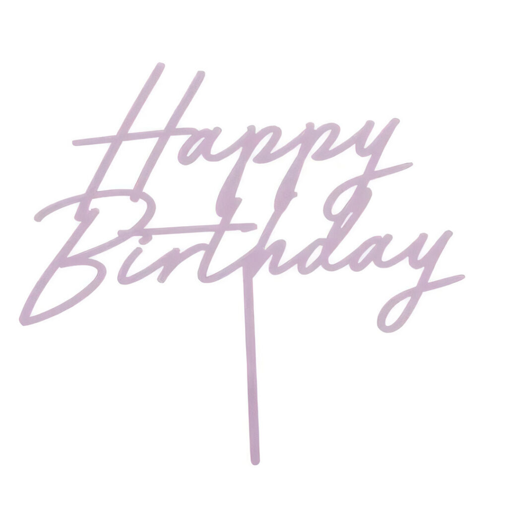 Akrylový zápich happy birthday