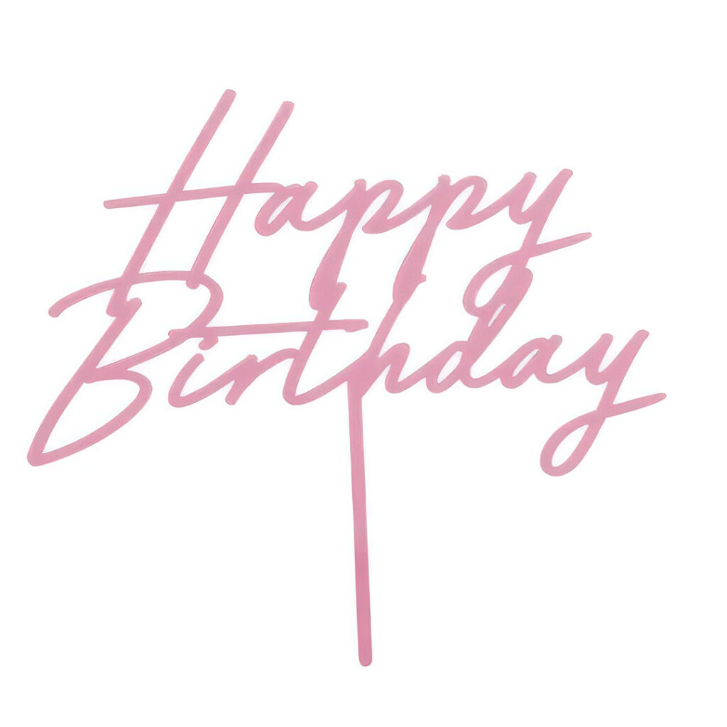 Akrylový zápich happy birthday