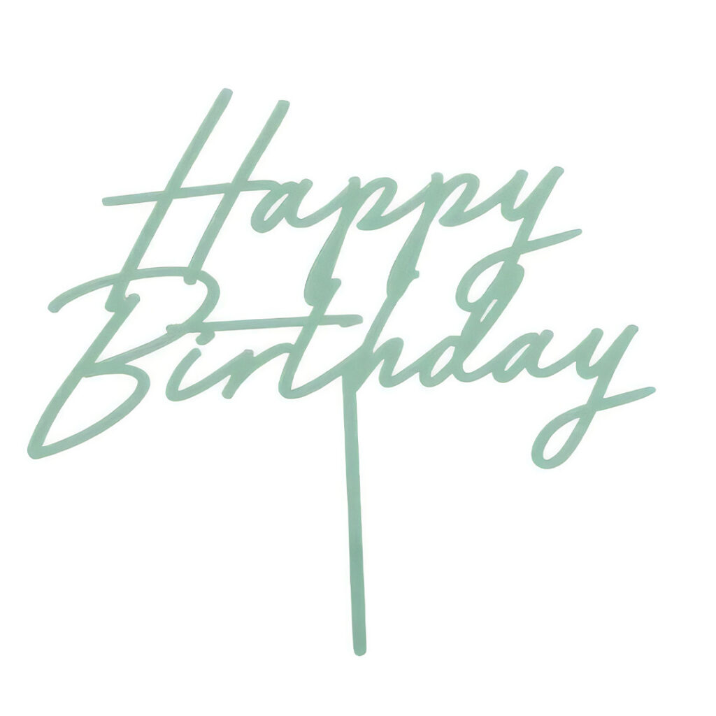 Akrylový zápich happy birthday