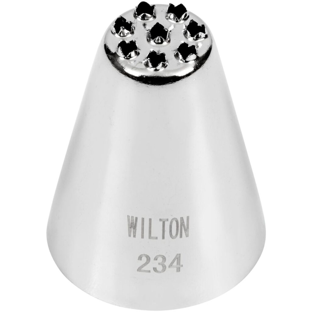 Wilton zdobiaca špička na trávu, vlasy, č. 234