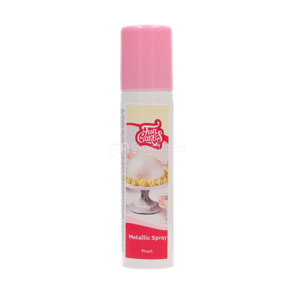 Jedlý perleťový sprej na tortu na cukrárske výrobky funcakes 100ml