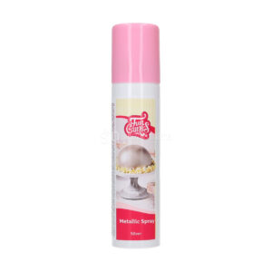 Strieborný jedlý sprej na tortu a cukrárske výrobky funcakes 100ml