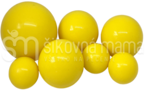 Čokoládové 3D gule žlté
