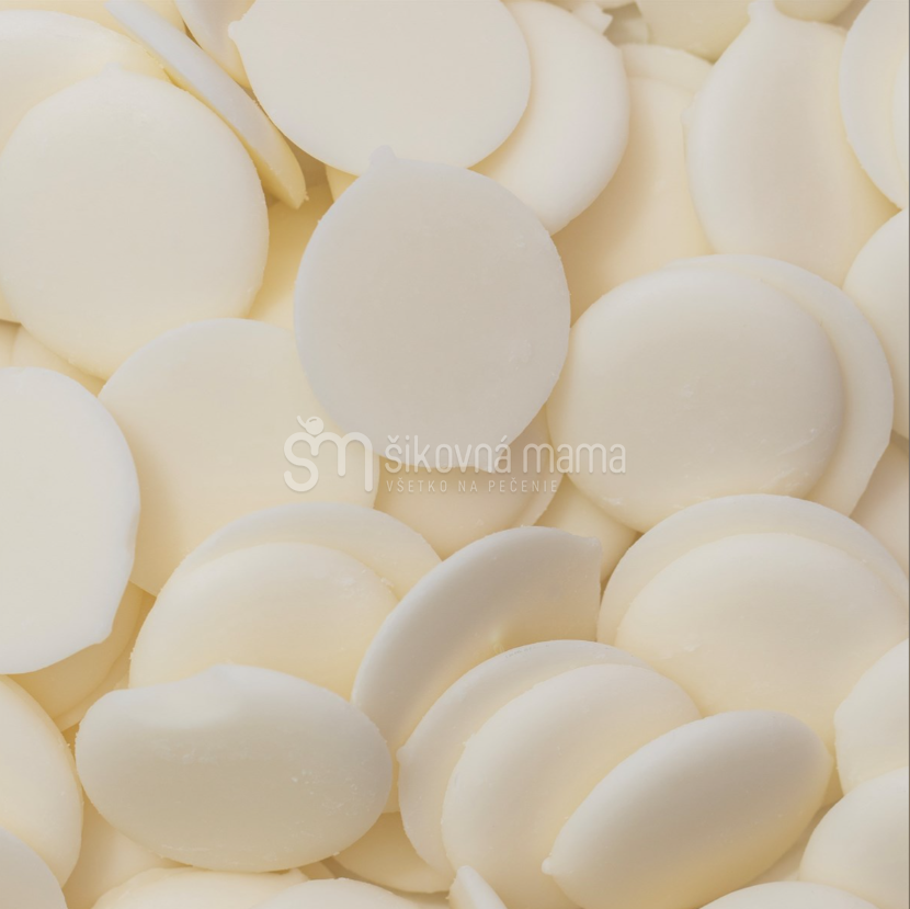 Farebná čokoládová poleva na tortu a dezerty biela 340g Candy buttons white