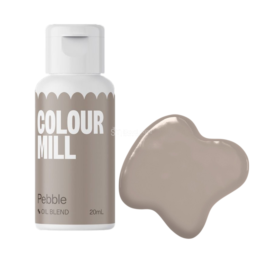 colour mill olejová farba do čokolády a do krémov odtieň pebble