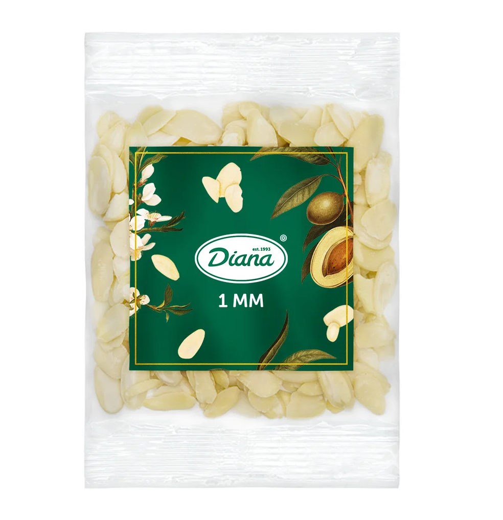 mandľové plátky 1mm 100g