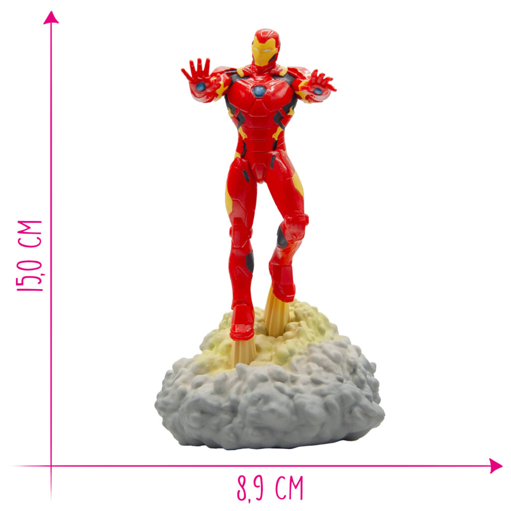 Nejedlá dekorácia na tortu postavička IRON MAN od Marvell