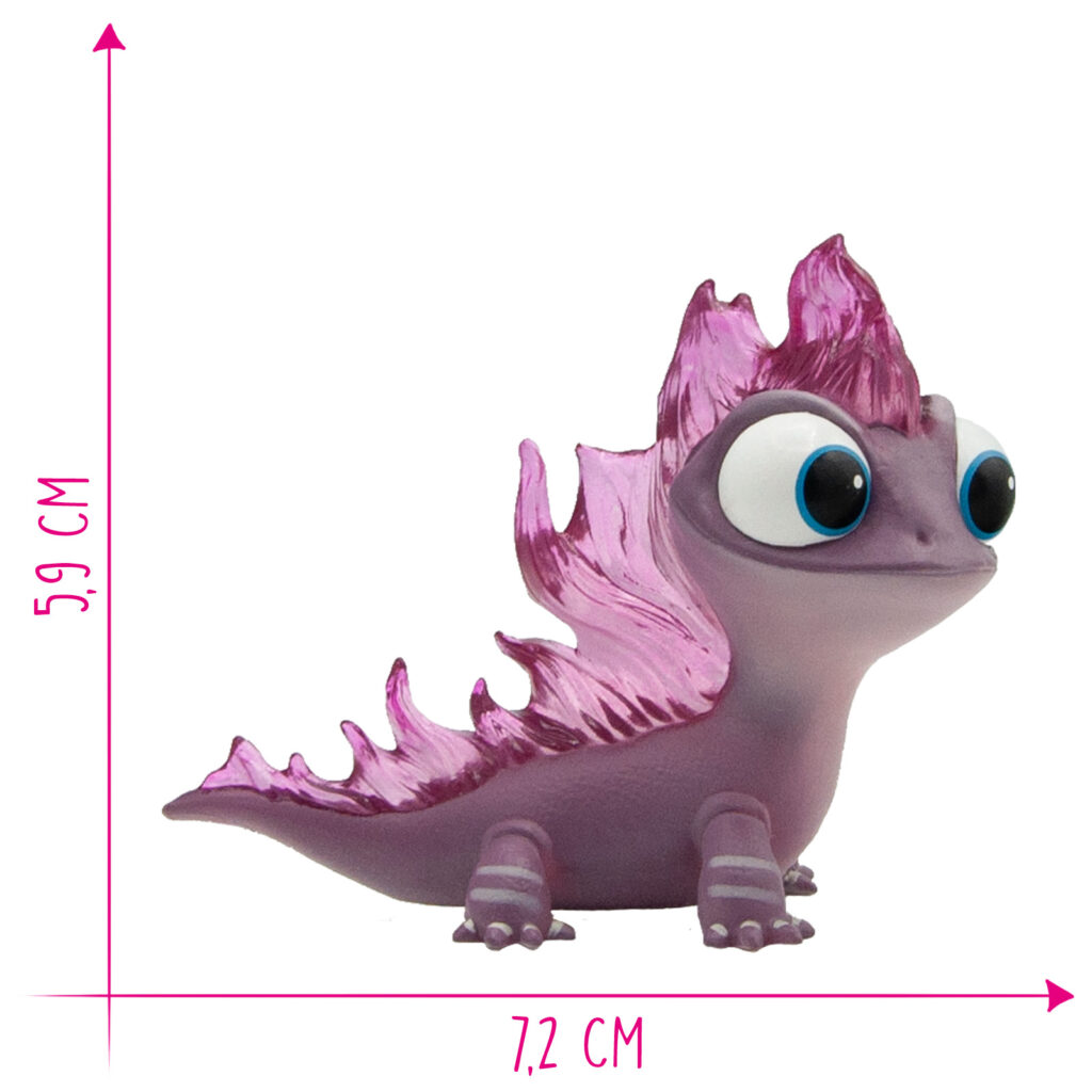 Nejedlá dekorácia figúrka na tortu Salamander z rozprávky FROZEN II.