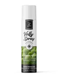 Velvet sprej na tortu na dezerty so zamatovým efektom 250ml pistáciová zelená