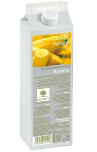 Ovocné pyré banánové 1kg