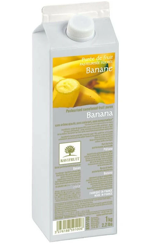 Ovocné pyré banánové 1kg